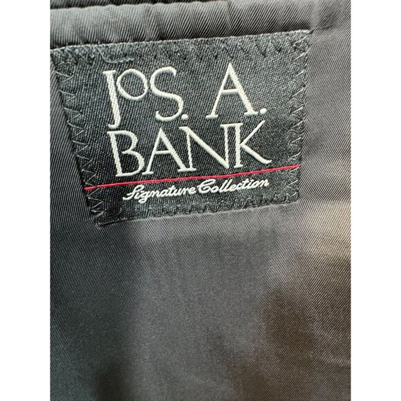 Jos. A. Bank Signature Collection Mens Wool Blazer 46L Gray Suit Jacket - Picture 3 of 13